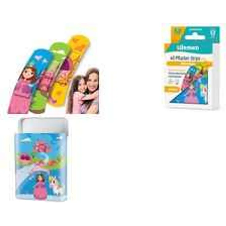 Lifemed Kinder-Pflaster-Strips Märchen, 40er Metallbox