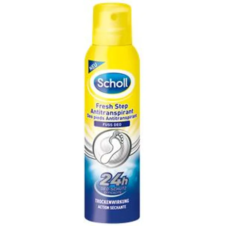 Scholl Schuh- & Fußfrische Fresh Step Antitranspirant Fuß Deo 150 ml