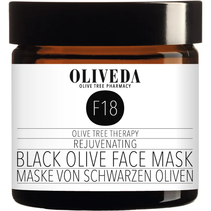 Oliveda Face Care F18 Rejuvenating Black Olive Mask 60 ml, für reife Haut geeignet