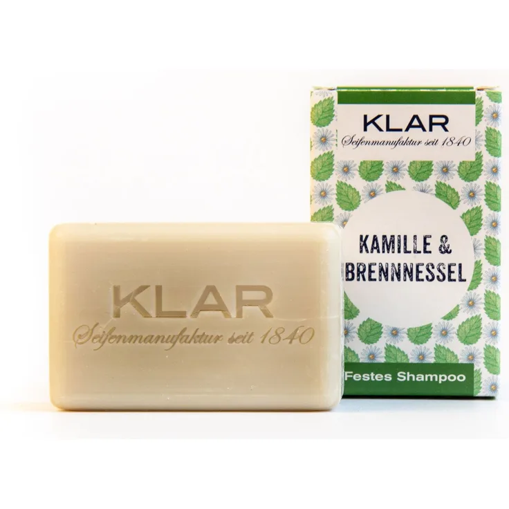 Klar Seifen Festes Shampoo Kamille & Brennnessel 100 G