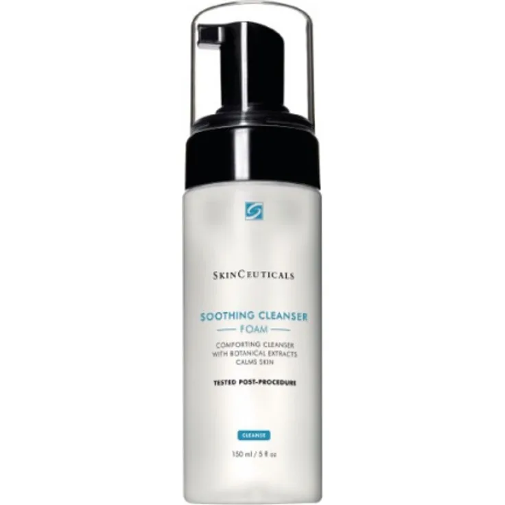 SkinCeuticals Soothing Cleanser Foam 150 ml, für sensible, empfindliche Haut, für gereizte Haut nach medizinischen Behandlungen