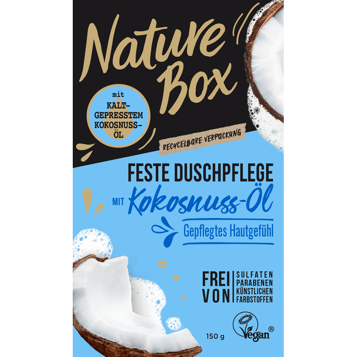 Schwarzkopf Nature Box Fest Duschgel mit Kokosnuss Öl Vegan 150 g 