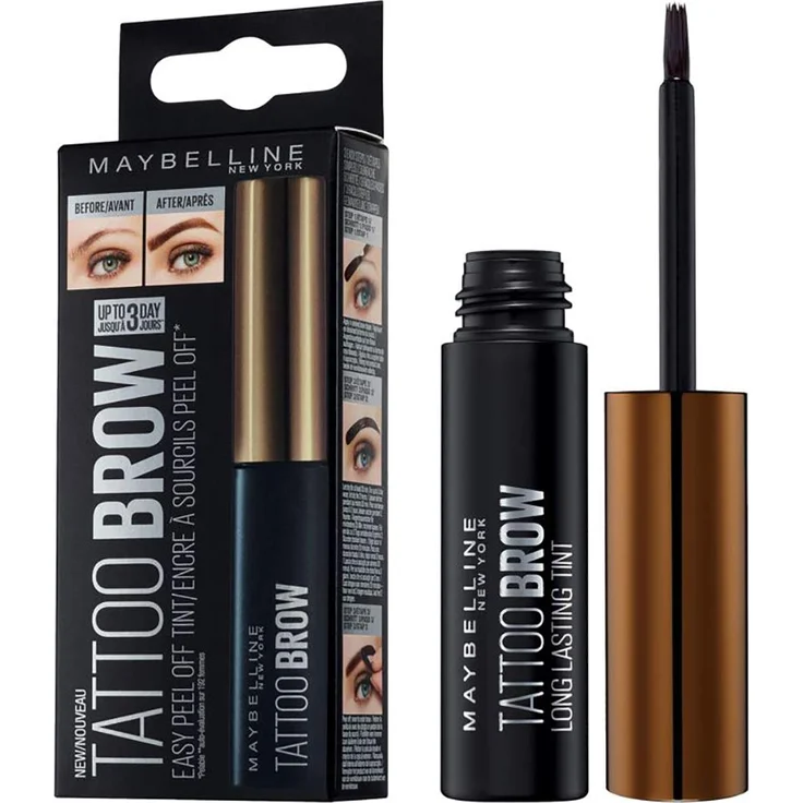 Maybelline Tattoo Brow Easy Peel Off Tint Dark Brown 4,9 ml – Bild 1