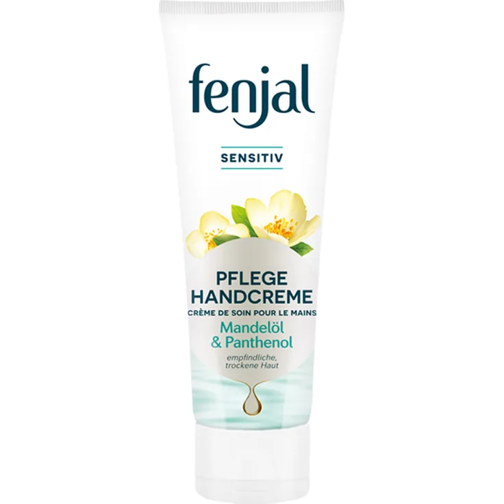 Fit GmbH Fenjal Pflege Handcreme Sensitiv mit Mandelöl und Panthenol 75ml mit pflegender Wirkung