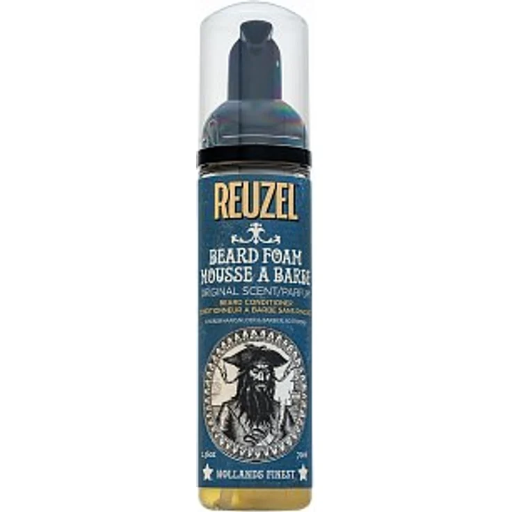 Reuzel Beard Foam Bartpflege, Bartshampoo für alle Hauttypen geeignet 70 ml, flüssige Textur, für alle Hauttypen, pflegend – Bild 1