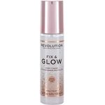 Makeup Revolution London Fix & Glow Dewy Finish Spray für Fixierung und strahlendes Make-up 100 ml