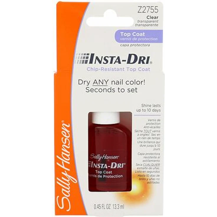 Sally Hansen Insta-Dri Chip-Resistant Top Coat Schnell trocknender Überlack 13,3 ml – Bild 1