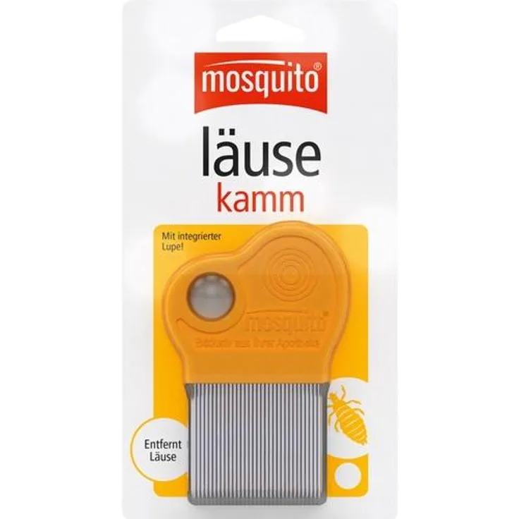 WEPA Apothekenbedarf Mosquito Nissenkamm Metall mit Lupe 1 St.