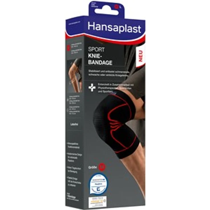 Hansaplast Sport Knie Bandage L - Preisvergleich – Bild 1