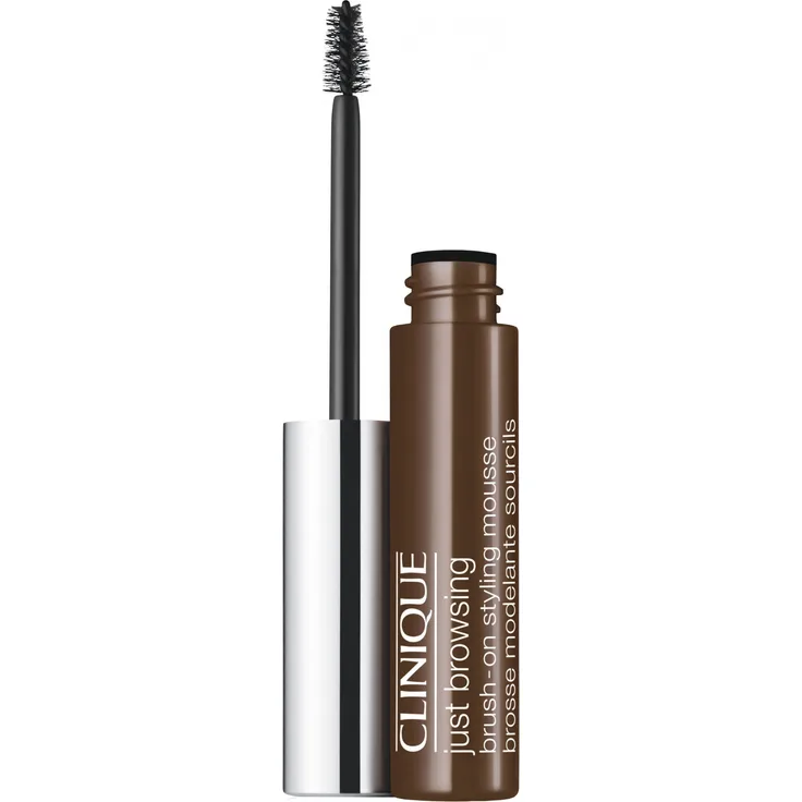Clinique Augen Make-up Just Browsing Brush-On Styling Mousse 03 Deep Brown Augenbrauengel 2 ml
