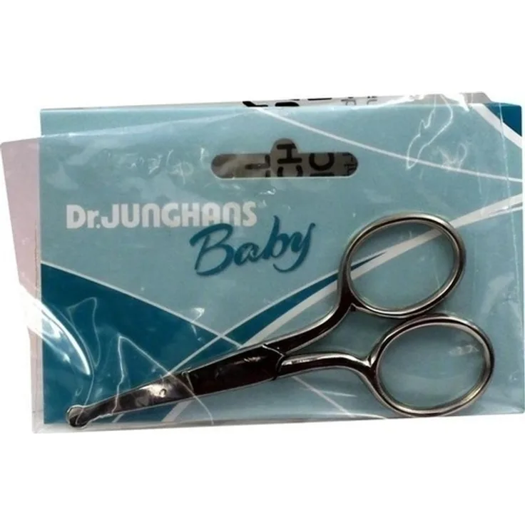Dr. Junghans Medical Baby Nagelschere gebogen rostfrei 1 St.
