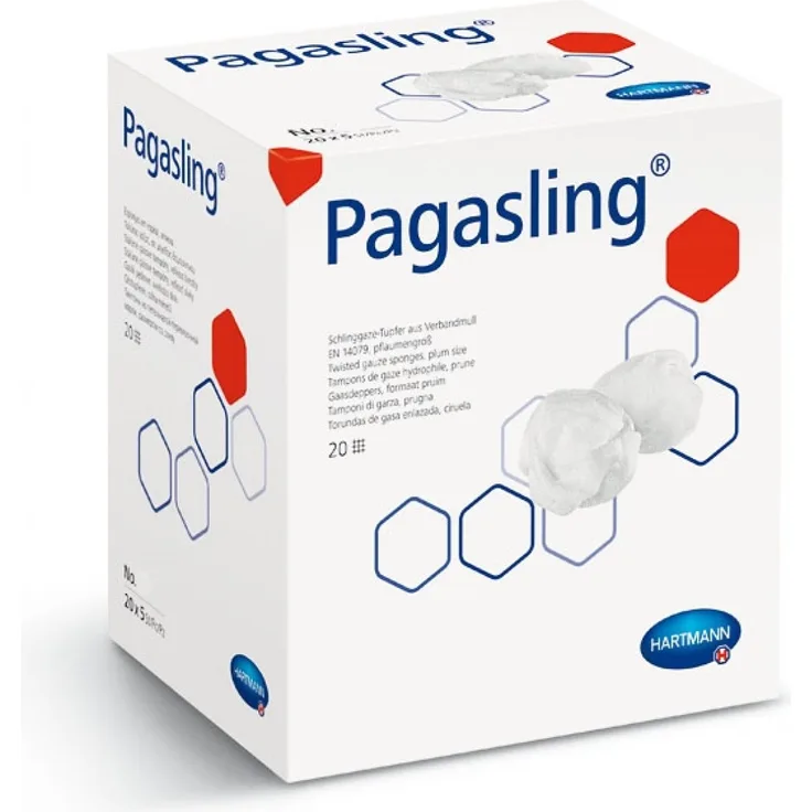 Paul Hartmann AG Pagasling Mulltupfer steril Gr.3 pflaumengroß 20x5 Stück