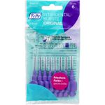 TePe Interdentalbürste - Für eine einfache und gründliche Reinigung der Zahnzwischenräume 1 x 8 Interdental Bürsten Interdentalbürsten lila