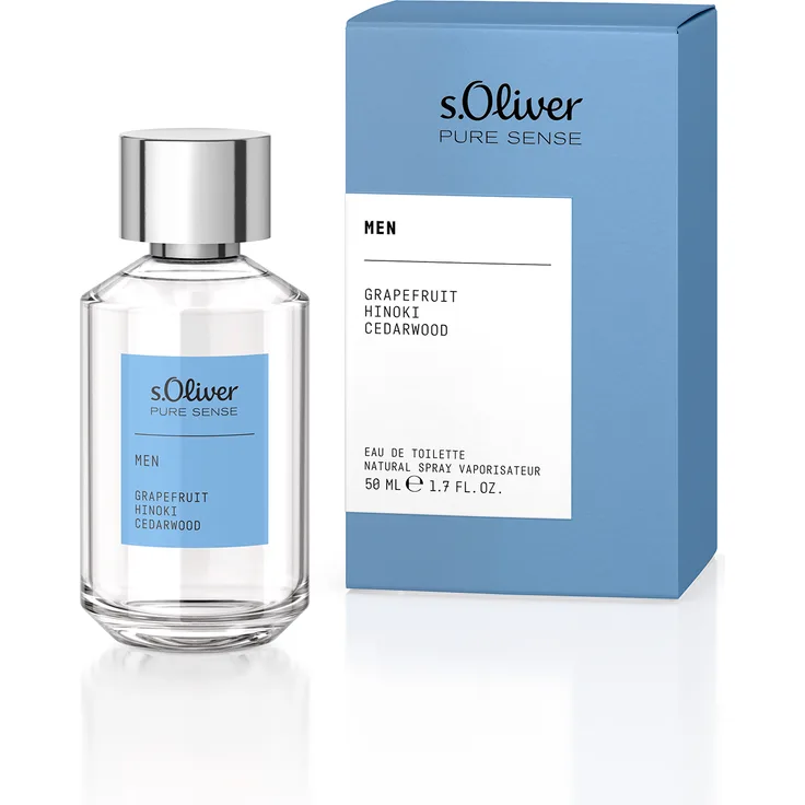 s.Oliver Pure Sense Men Eau de Toilette (EdT) Herrenduft 50 ml