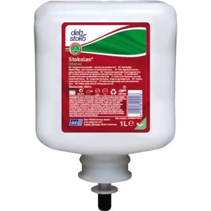 Stoko Hautpflegecreme Stokolan Intense 1l Kartusche Kartusche (SIN1L) 