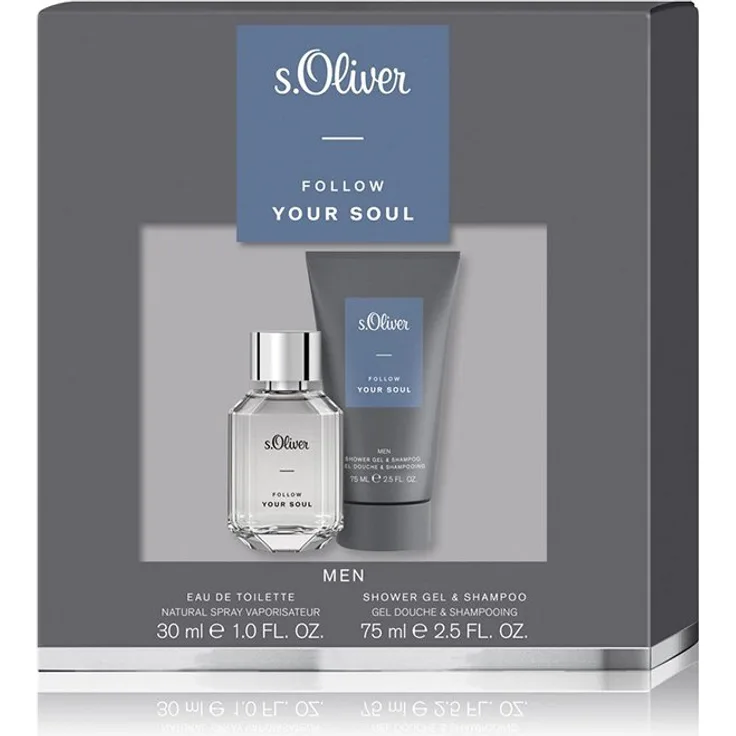 s.Oliver Follow Your Soul Men Set Eau de Toilette 30 ml + Duschgel 75 ml
