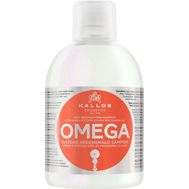 Kallos Kjmn Reiches Regenerierendes Shampoo Für Lebloses Brüchiges Haar 1000 ml