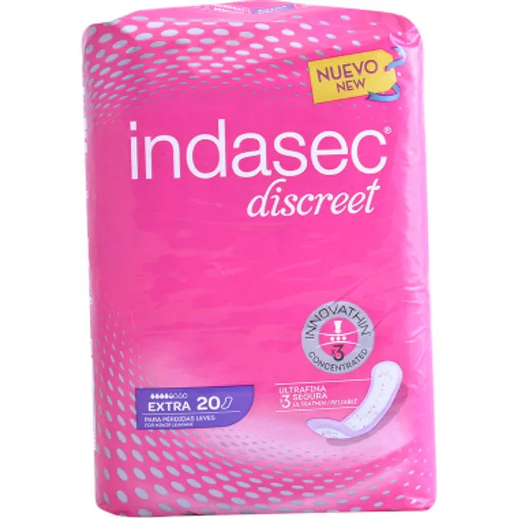 Indasec Discreet compresa incontinencia extra 20 Stück Inkontinenzeinlagen