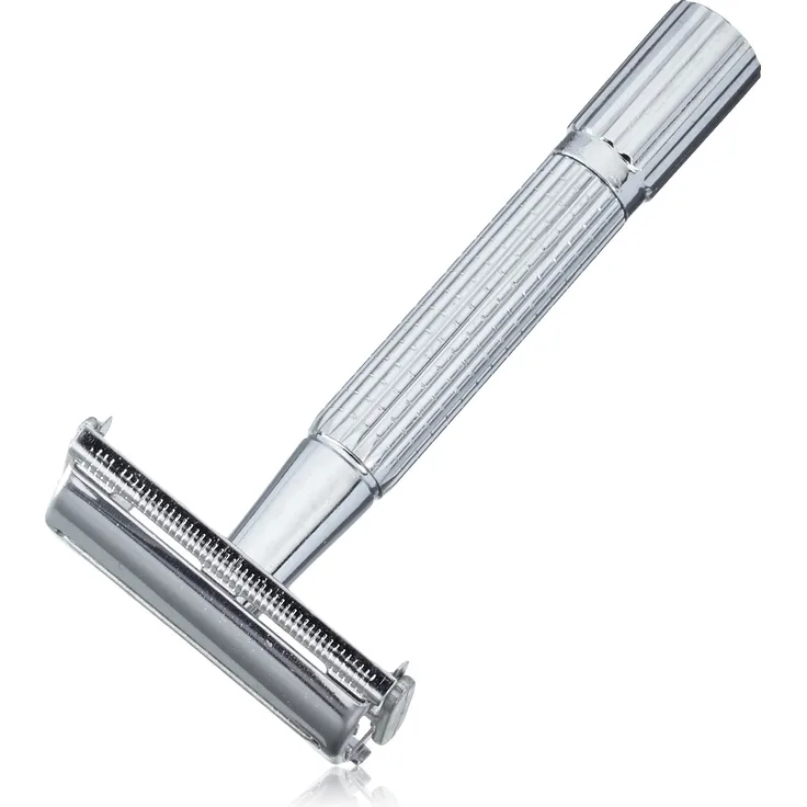 Beter Rasierer aus Metall mit Wechselklingen, 1er Pack (1 x 1 Stück)