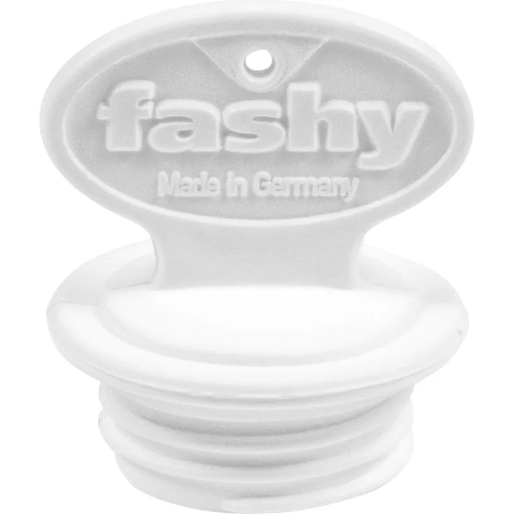 Fashy 6014 Wärmflaschen Ersatz-Verschluss, groß, Gewinde Ø 29 mm, weiß (1 Stück)