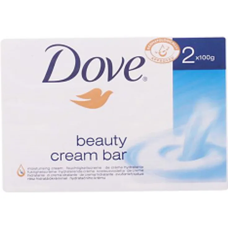 Dove JABON CREMA HIDRATANTE LOTE 2 x 100 g mit reinigender Wirkung