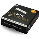 Derby Premium Black halbe Klinge Rasierklingen Packungsinhalt 100 Stück