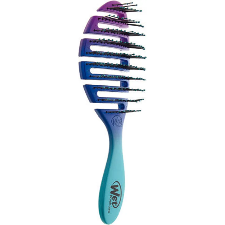 The Wet Brush Flex Dry teal ombre