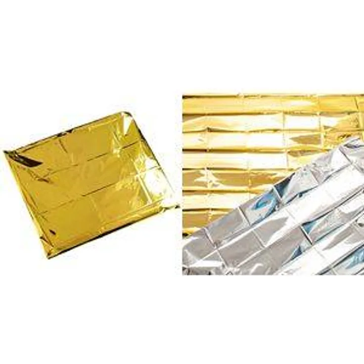 Hygostar Hygostar Rettungsdecke, 1.600 x 2.100 mm, silber/gold
