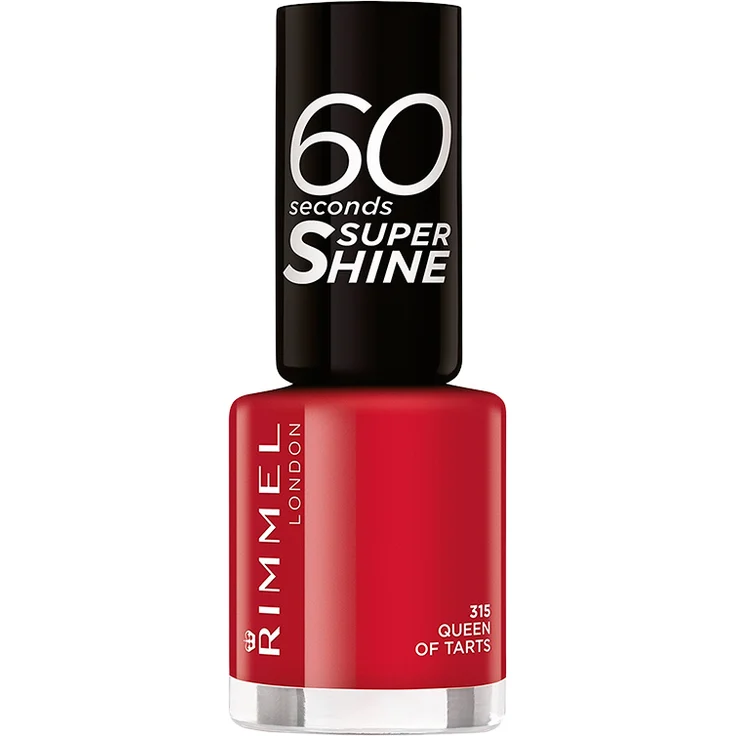 Rimmel 60 Seconds Super Shine Nagellack 315 Queen Of Tarts 8 ml – Bild 1