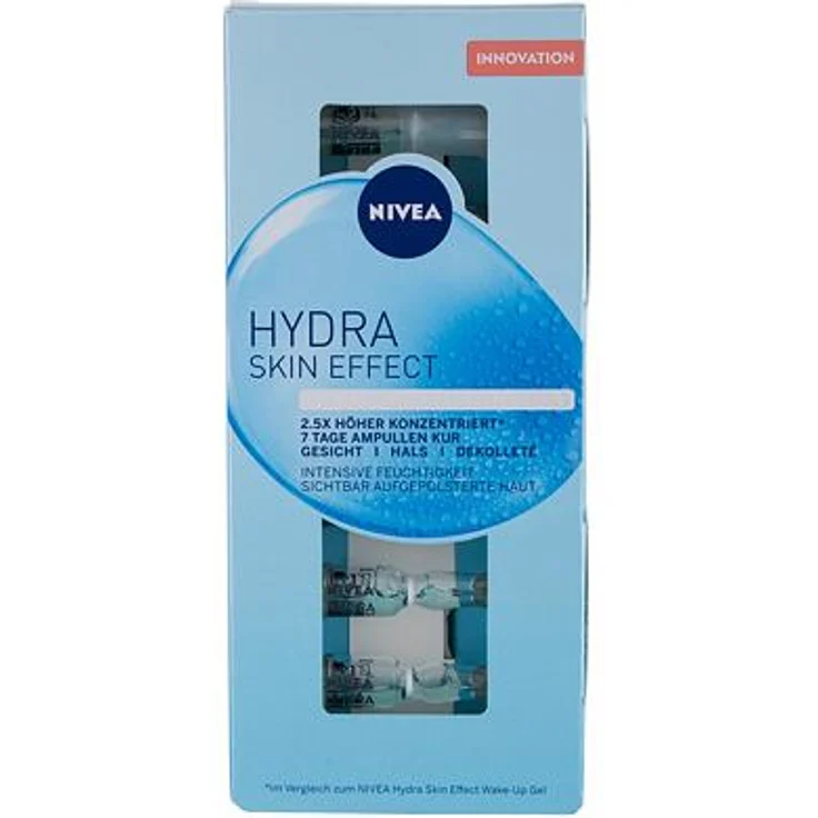 Nivea Hydra Skin Effect 7 Days Ampoule Treatment Feuchtigkeitsspendendes Gesichtsserum in Ampullen 7 ml – Bild 1
