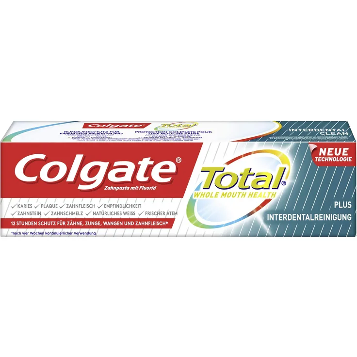 Colgate Total Plus Interdentalreinigung Zahnpasta, 75 ml