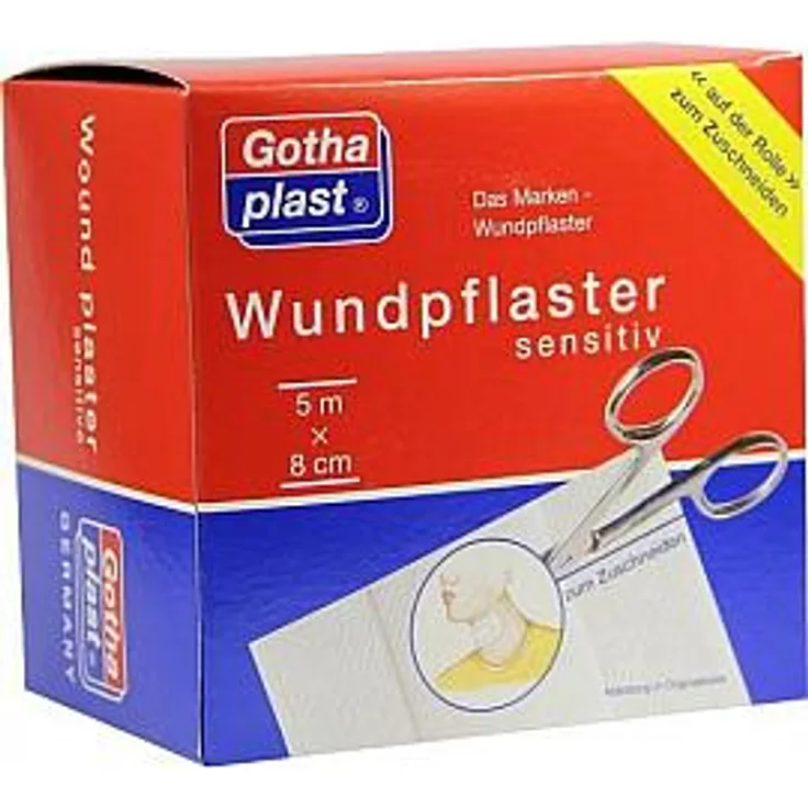 Gothaplast Gothaplast Wundpfl.sensitiv 8 cmx5 m, 5 m