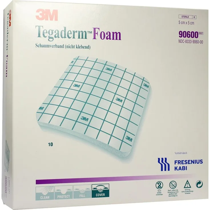 Fresenius Kabi Tegaderm Foam Verband FK 5x5 cm 90600