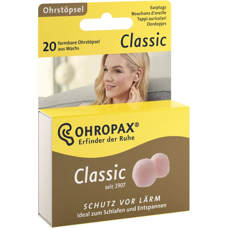 OHROPAX Classic Ohrstöpsel 20 ST - Preisvergleich – Bild 1
