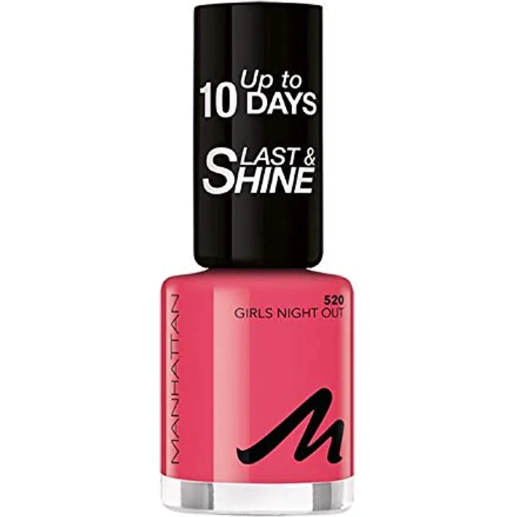 Manhattan Cosmetics Last und Shine Nagellack, Nr.520 Girls Night Out, 10 ml