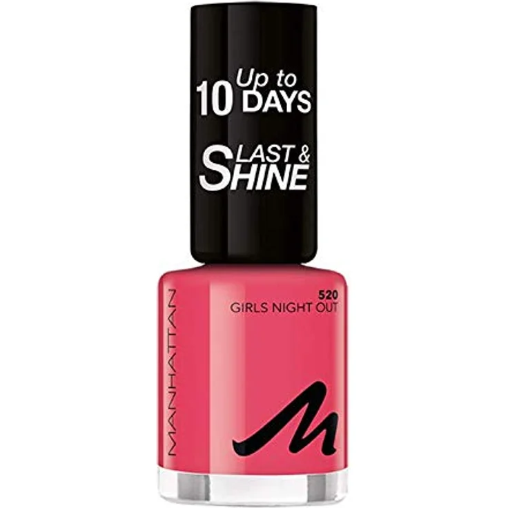 Manhattan Cosmetics Last und Shine Nagellack, Nr.520 Girls Night Out, 10 ml – Bild 1