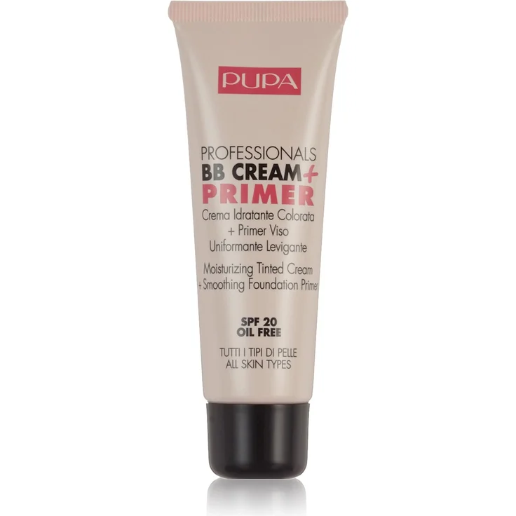 Pupa Professionals BB Cream & Primer Spf20 002 Sand 50ml, Grundlage für die Foundation  – Bild 1