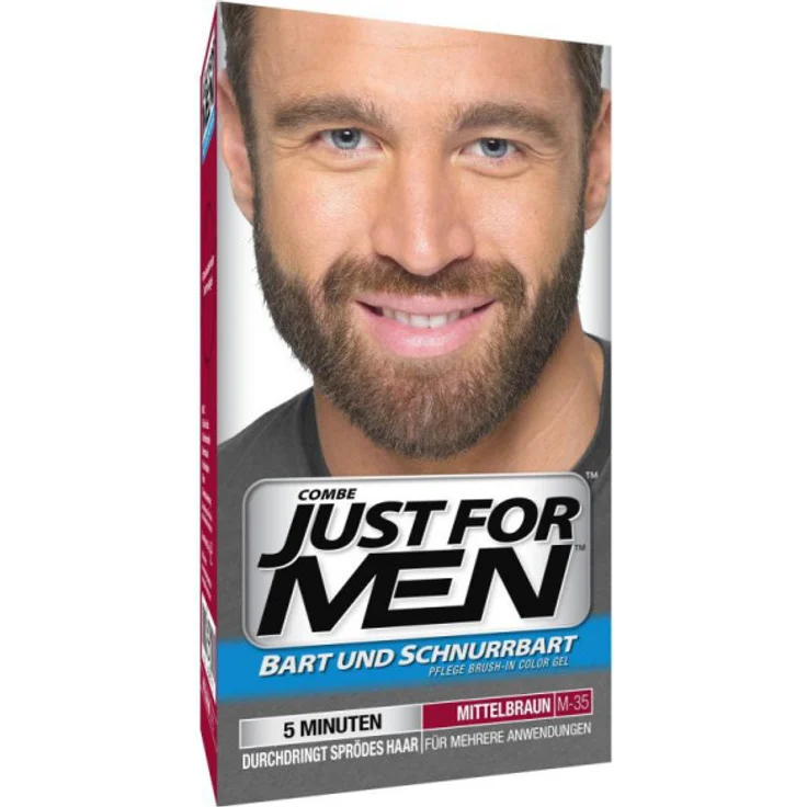 Just For Men gel mittelbraun 9210 2X14,2G Bart Und Schurrbart, für Herren empfohlen  – Bild 1