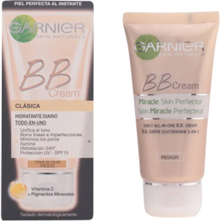 Garnier Make-up mit Feuchtigkeitseffekt Skin Naturals Garnier Medium 50 ml Tagespflege für Damen und Herren