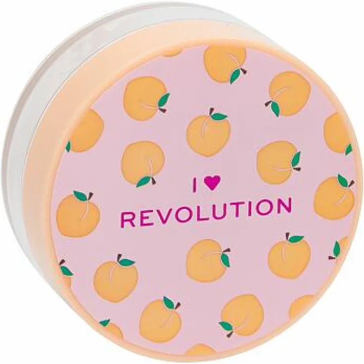 Makeup Revolution London I Heart Revolution Loose Baking Powder Feiner Puder zum Fixieren und Mattieren des Make-ups 22 g Farbton Peach