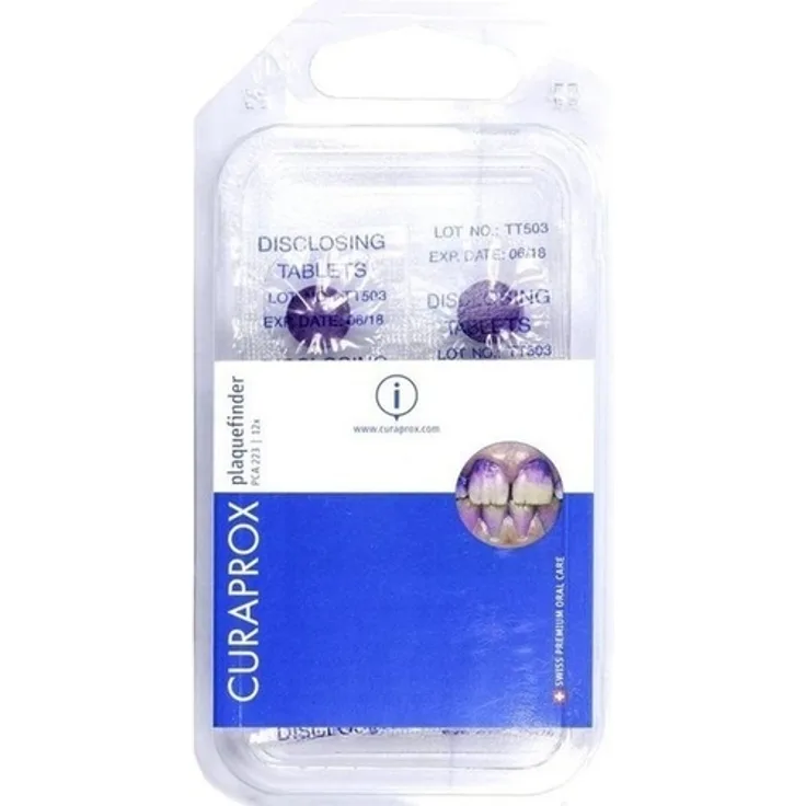 Curaprox PCA 223 Plaque Färbetabletten 12 St.