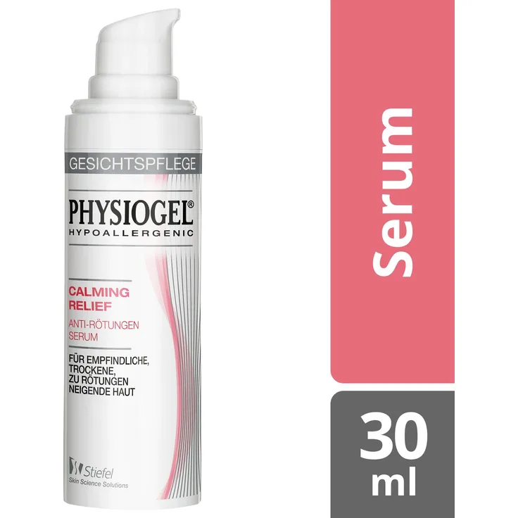 PHYSIOGEL Calming Relief Anti-Rötungen Serum 30 ml, hypoallergen, für sensible Haut geeignet