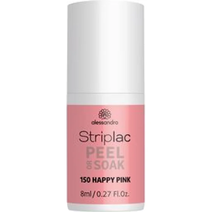 Alessandro Striplac Peel or soak 150 Happy Pink 8 ml – Bild 1