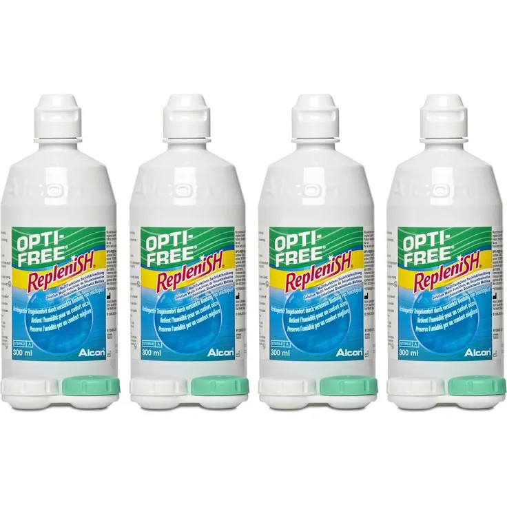 Opti-Free Replenish Kontaktlinsen-Pflegemittel, Systempack, 4 x 300 ml - Preisvergleich
