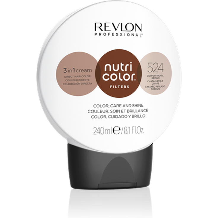 Revlon Nutri Color Filters 240 ml 524 Kupfer Perlbraun
