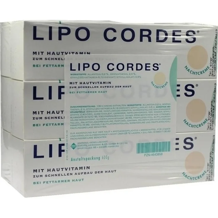 Cordes Lipo Cordes Creme 600 g 