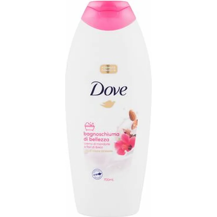 Dove Caring Bath Almond Cream With Hibiscus Badeschaum 700 ml