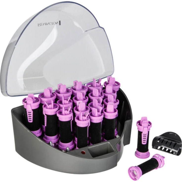 Remington KF40E Lockenwickler-Set mit 20 Heizwicklern in 3 verschiedenen Größen, lila – Bild 1