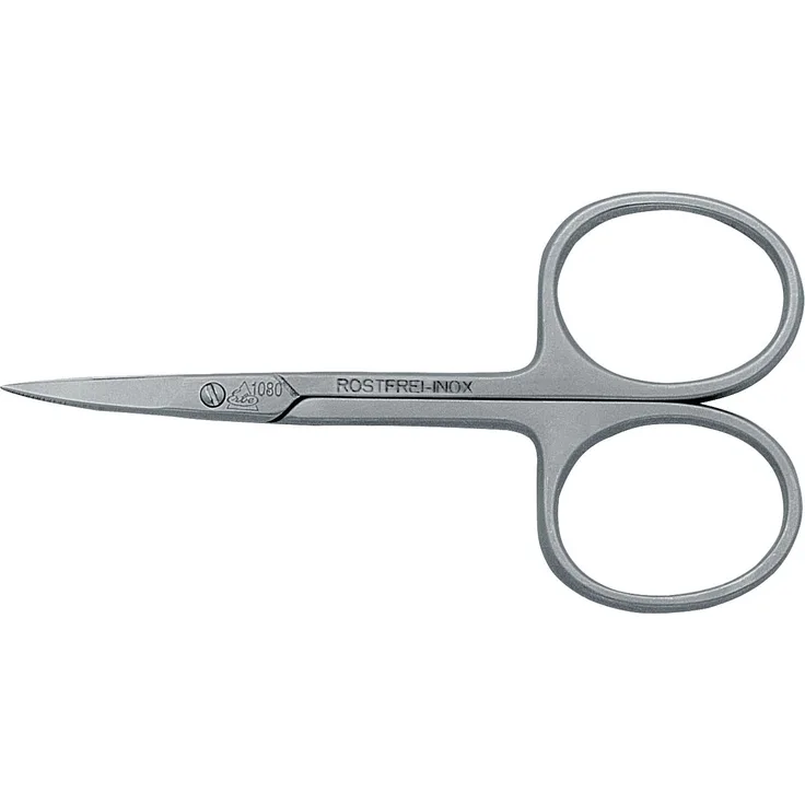 Erbe Hautschere feine Spitze 9 cm, zum Entfernen abstehender Nagelhaut, Dünne, gebogene Schneide, aus gehärtetem Stahl