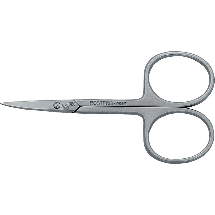 Erbe Hautschere feine Spitze 9 cm, zum Entfernen abstehender Nagelhaut, Dünne, gebogene Schneide, aus gehärtetem Stahl